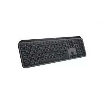 Juhtmevaba täissuuruses klaviatuur Logitech Master MX Keys S — Bluetooth, QWERTY, käärikäigustid, LED-taustvalgustus, grafiit