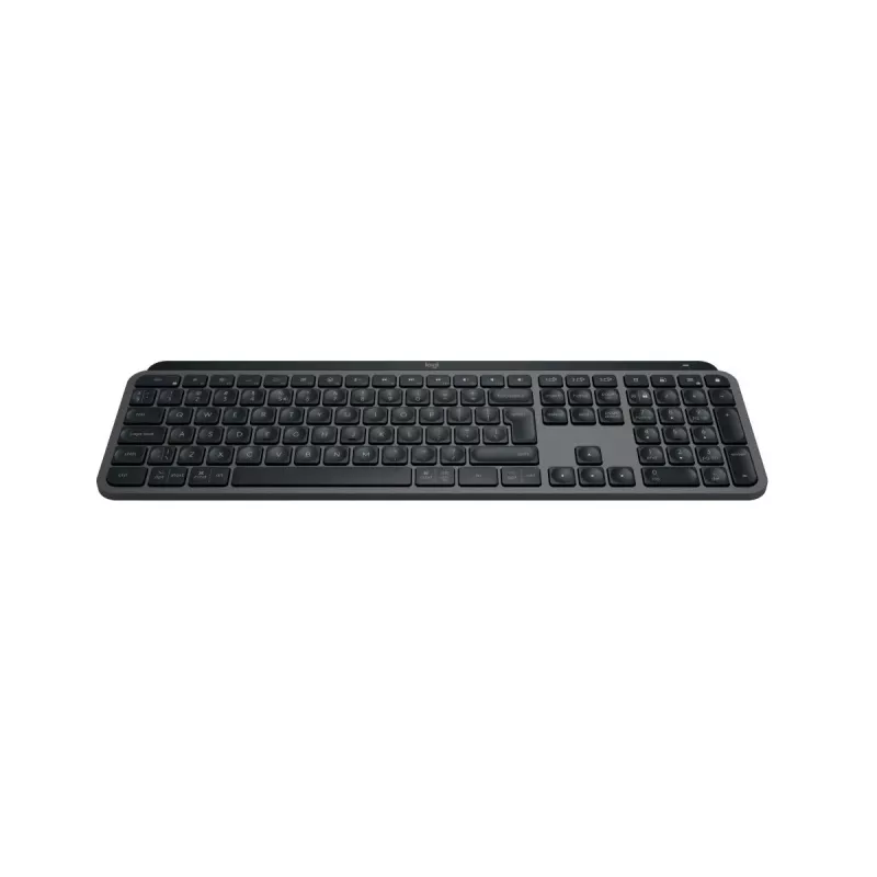 Juhtmevaba täissuuruses klaviatuur Logitech Master MX Keys S — Bluetooth, QWERTY, käärikäigustid, LED-taustvalgustus, grafiit