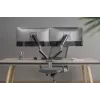 GEMBIRD reguleeritav lauale kinnitatav topelt monitorihoidja, kosmosehall