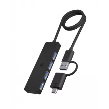 ICY BOX IB-HUB1424-C3 USB 3.2 Gen 1 (3.1 Gen 1) Type-A + USB-C 5000 Mbit/s must