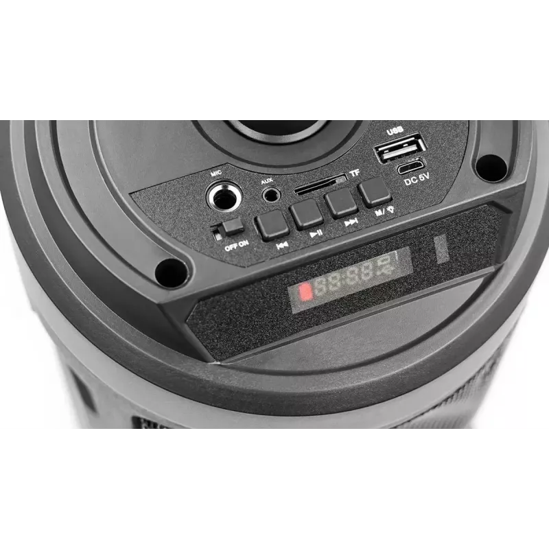 Kaasaskantav stereokõlar SQUEAK SQ1004 Harmony BT 5.0, 40W RMS, Bluetooth 5.0, FM, LED, 8h aku, must