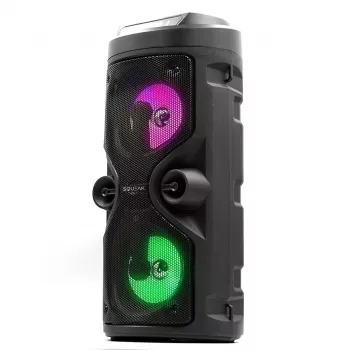 Kaasaskantav stereokõlar SQUEAK SQ1004 Harmony BT 5.0, 40W RMS, Bluetooth 5.0, FM, LED, 8h aku, must