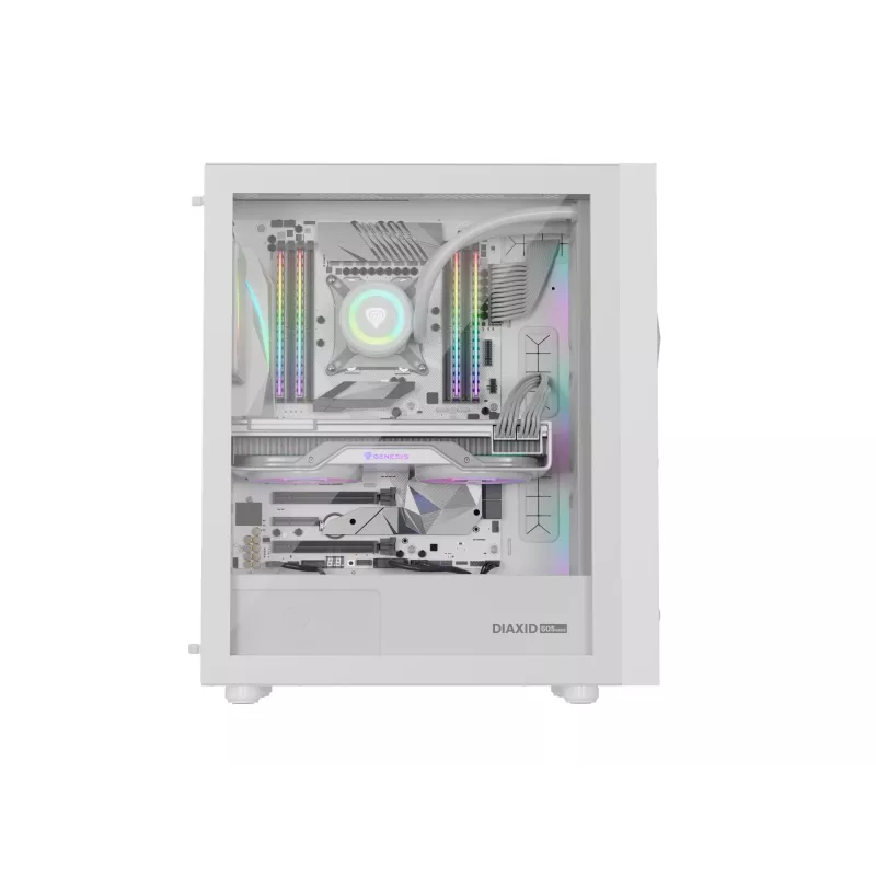 GENESIS Diaxid 605 ARGB Midi Tower Valge