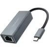 Qoltec 50352 RJ-45 liidesekaart USB USB-C emane hall