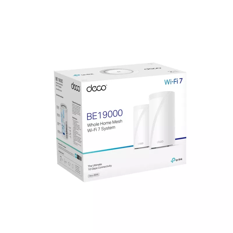 TP-Link BE19000 kogu kodu Mesh Wi-Fi 7 süsteem (kolmeribaline), valge, sisemine, Mesh-süsteem
