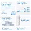TP-Link AXE5400 terve kodu Mesh Wi-Fi 6E süsteem (Tri-Band), valge, DECO XE75 PRO (2-PACK)