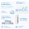 TP-Link AXE5400 terve kodu Mesh Wi-Fi 6E süsteem (kolmeribal), valge