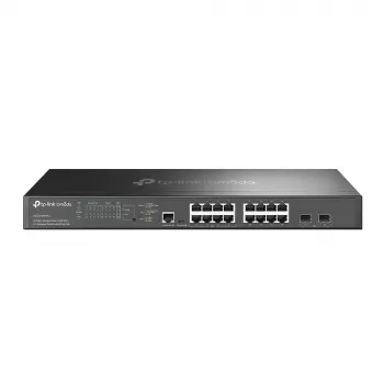 TP-Link Omada 16-pordiline 2.5G ja 2-pordiline 10GE SFP+ L2+ hallatav kommutaator 8-pordilise PoE+-ga