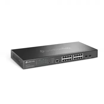 TP-Link Omada 16-pordiline 2.5G ja 2-pordiline 10GE SFP+ L2+ hallatav kommutaator 8-pordilise PoE+-ga