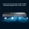 TP-Link Omada 16-pordiline 2.5G ja 2-pordiline 10GE SFP+ L2+ hallatav kommutaator 8-pordilise PoE+-ga