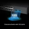 TP-Link Omada 16-pordiline 2.5G ja 2-pordiline 10GE SFP+ L2+ hallatav kommutaator 8-pordilise PoE+-ga