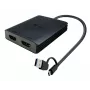 i-tec USB-A/USB-C Dual 4K/60 Hz HDMI videoadapter, 0,27 m, USB Type-A/USB USB-C, 2 x HDMI, isane, emane, 3840 x 2160 pikslit