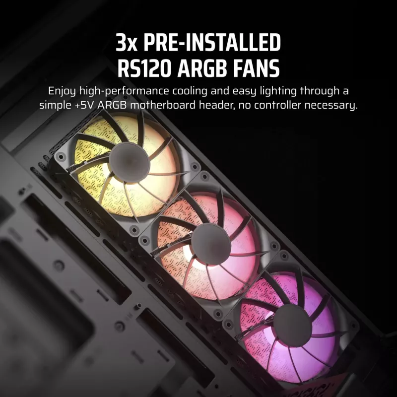 CORSAIR Pc Case - 3500x ArGB Mid-tower