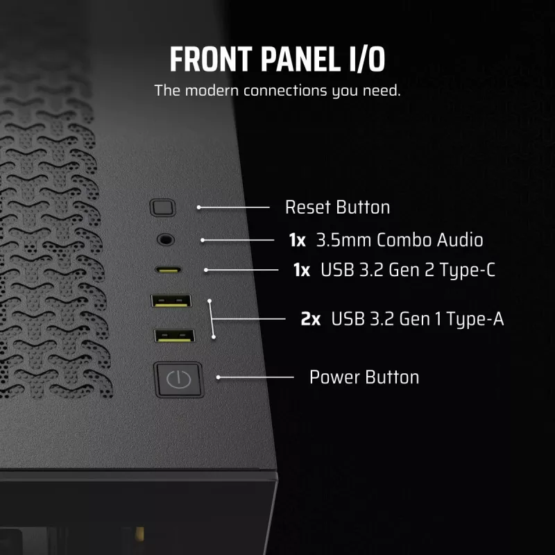 CORSAIR arvutikorpus - iCUE LINK 3500X RGB kesktorn