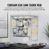 CORSAIR PC-korpus - iCUE LINK 3500X RGB Mid-Tower - Valge