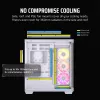 CORSAIR PC-korpus - iCUE LINK 3500X RGB Mid-Tower - Valge