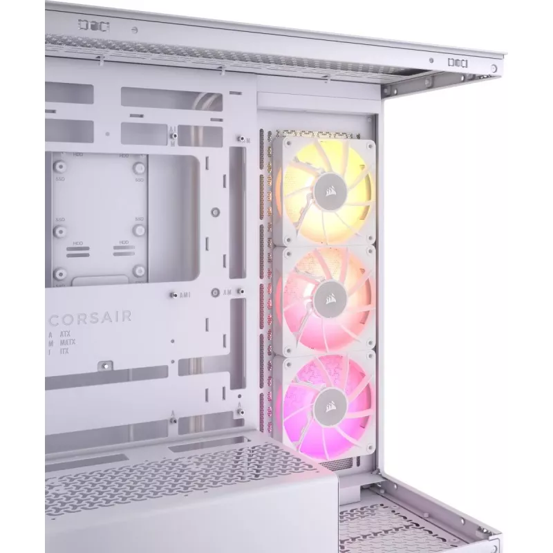 CORSAIR PC-korpus - iCUE LINK 3500X RGB Mid-Tower - Valge
