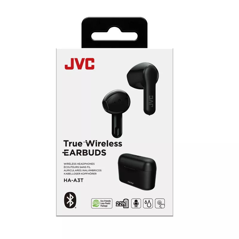 Kõrvasisesed tõelised juhtmevabad kõrvaklapid JVC Stix HAA-3TBU, Bluetooth 5.1, IPX4, 7,5 h (klapid) / 22 h (ümbrisega), USB‑C