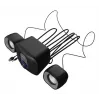 Kodune heli minisüsteem NATEC NGL-2111 — 3 W RMS, 2 kõlarit, 3,5 mm sisend, 7,62 cm bassikõlar, must
