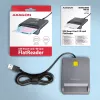 Axagon CRE-SM3T USB-A nutikas/ID-kaardi lame lugeja, USB 2.0, 1,3 m, must, 56 g