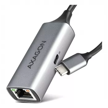 Axagon ADE-TXPD USB-C Gigabit Etherneti adapter PD 100W-ga