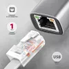 Axagon ADE-TXPD USB-C Gigabit Etherneti adapter PD 100W-ga