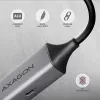 Axagon ADE-TXPD USB-C Gigabit Etherneti adapter PD 100W-ga