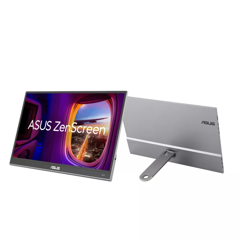ASUS ZenScreen MQ16AHE arvutimonitor 39,6 cm (15,6 tolli) 1920 x 1080 pikslit Full HD OLED Hõbedane