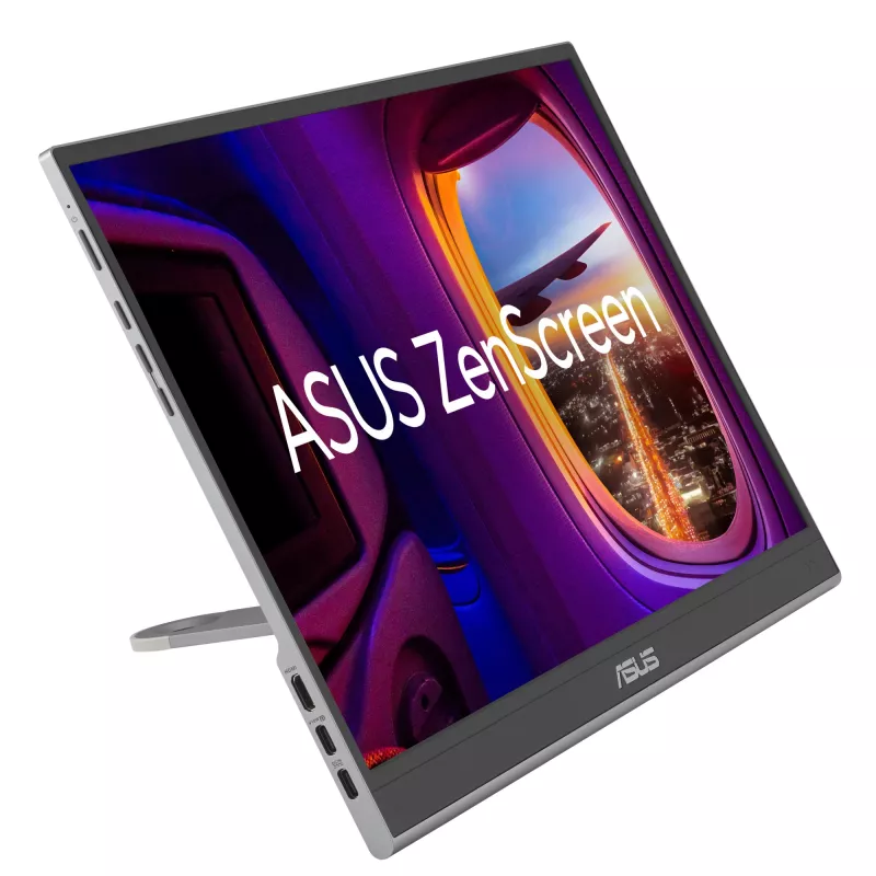 ASUS ZenScreen MQ16AHE arvutimonitor 39,6 cm (15,6 tolli) 1920 x 1080 pikslit Full HD OLED Hõbedane