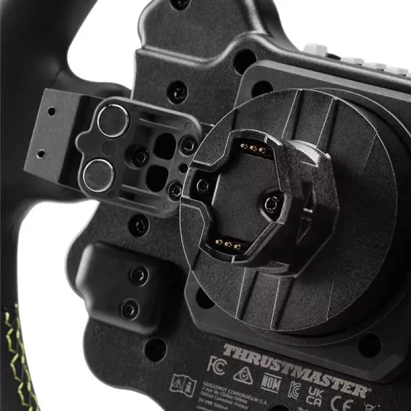 Thrustmaster Evo Racing 32R Leather Must, Kollane Rool PC, PlayStation 4, PlayStation 5, Xbox, Xbox One