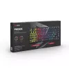 Mängurklaviatuur Savio SAVGK-PHENIX kollane USB RF Juhtmevaba Bluetooth Mehaaniline 82 klahvi RGB