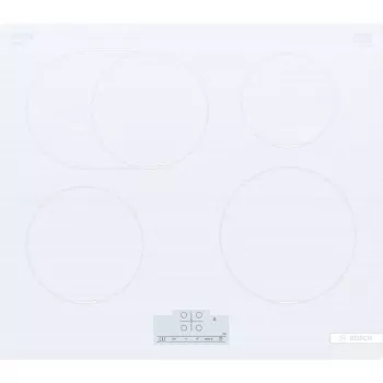 Induktsioonpliit Bosch Serie 6 PIF612BB1E, 4 tsooni sisseehitatav, 60 cm, valge, puutjuhtimine