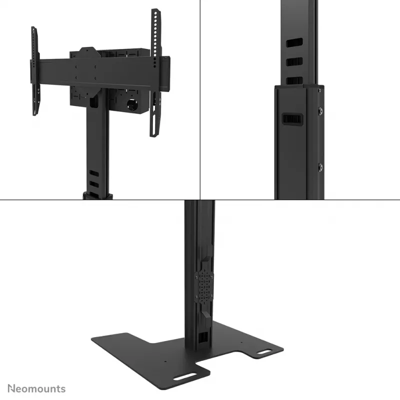 Neomounts FL45S-825BL1 teleri põrandaalus 37-75 tolli - TÜV, 70 kg, 94 cm (37 tolli), 190,5 cm (75 tolli), 100 x 100 mm, 600 x 400 mm, 1040 - 1570 mm