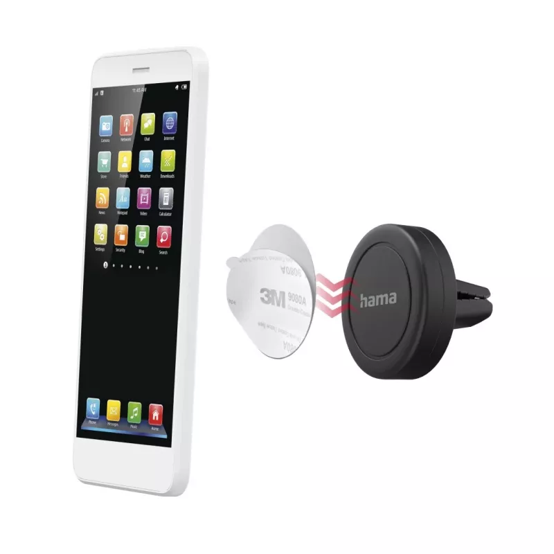 Hama Magnet Passive holder Mobiiltelefon Nutitelefon Must 00201517