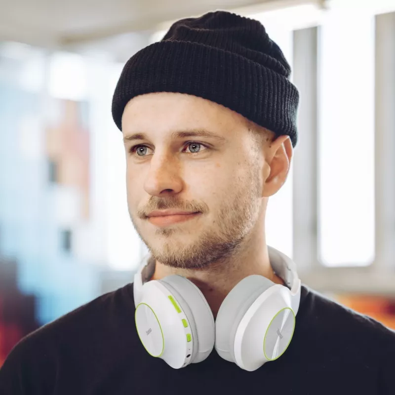 Hama Spirit Calypso II peakomplekt juhtmevaba peavõruga kõned/muusika Bluetooth roheline, hall, valge