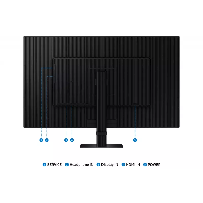Samsung S70D arvutimonitor 81,3 cm (32 tolli) 3840 x 2160 pikslit 4K Ultra HD LED Must