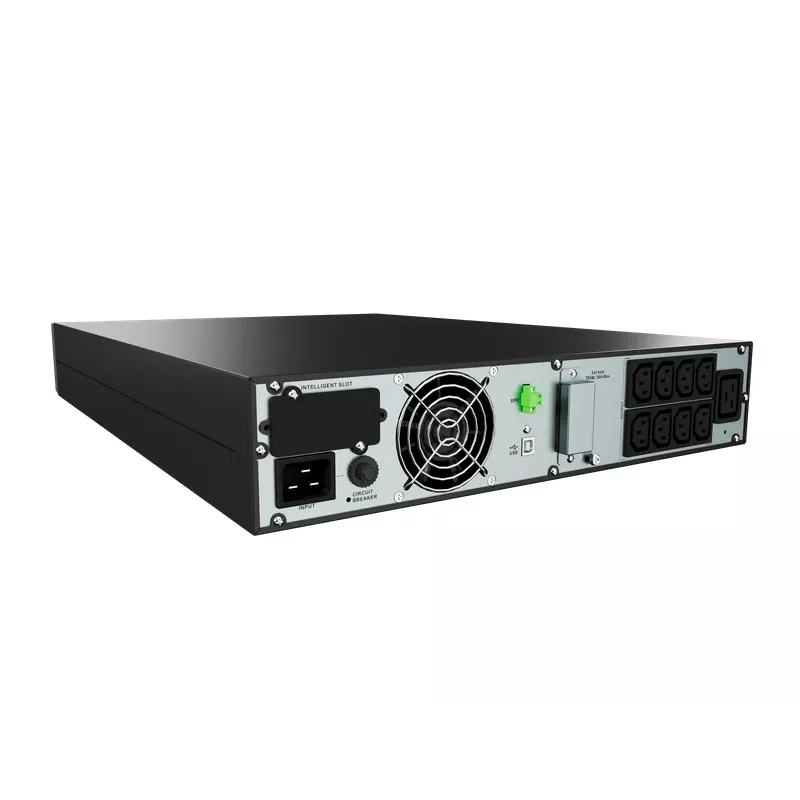 Vertiv Liebert GXE3-3000IRT2UXL katkematu toiteallikas (UPS) Topeltkonversioon (Online) 3 kVA 2700 W 9 vahelduvvoolu pistikupesa(d)