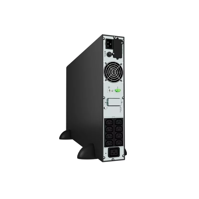 Vertiv Liebert GXE3-3000IRT2UXL katkematu toiteallikas (UPS) Topeltkonversioon (Online) 3 kVA 2700 W 9 vahelduvvoolu pistikupesa(d)