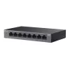 TP-Link LiteWave 8-pordiline Gigabit lauaarvuti kommutaator 8-pordilise PoE+-ga