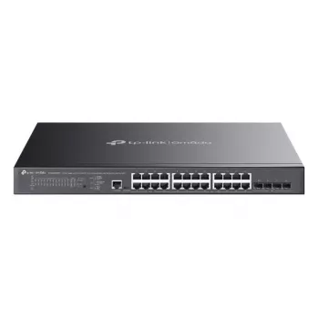 TP-Link Omada SG3428XMPP võrgukommutaator hallatav L2+ Gigabit Ethernet (10/100/1000) Toide üle Etherneti (PoE) 1U Must