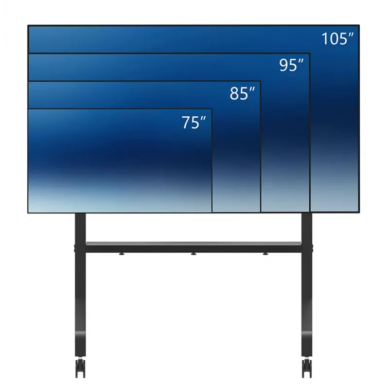 Neomounts FL50-575BL1 TV-käru 65-115 tolli - kiire paigaldus - TÜV