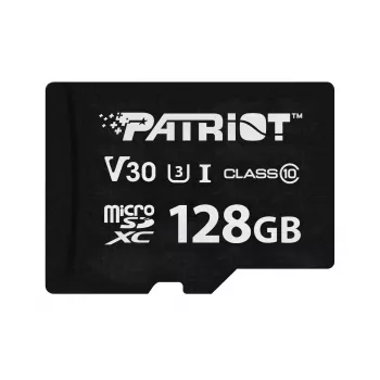 MicroSDXC mälukaart PATRIOT VX Series 128GB UHS-I U3 V30 Class 10 — lugemine 90 MB/s, kirjutamine 80 MB/s