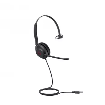 Yealink UH35 Mono Teams USB-A Peakomplekt, Juhtmega, 20 - 20000 Hz, Kontor/Kõnekeskus, 96,5 g, Peakomplekt, Must
