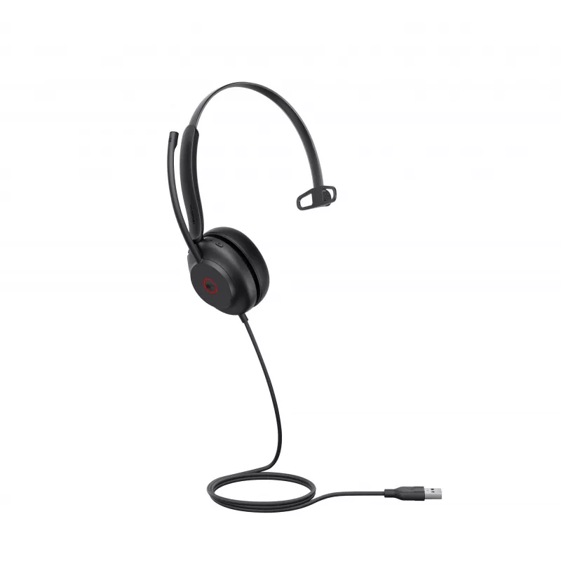 Yealink UH35 Mono Teams USB-A Peakomplekt, Juhtmega, 20 - 20000 Hz, Kontor/Kõnekeskus, 96,5 g, Peakomplekt, Must