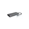 ICY BOX IB-DK4050-CPD Juhtmega USB 3.2 Gen 1 (3.1 Gen 1) USB-C Antratsiit