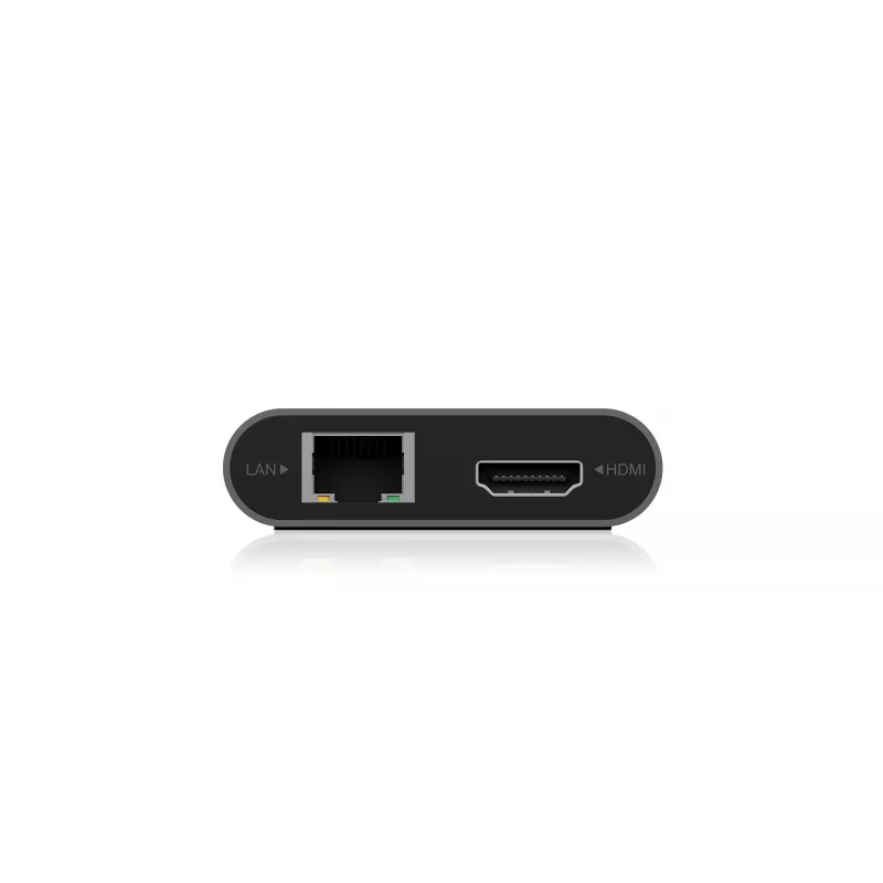 ICY BOX IB-DK4050-CPD Juhtmega USB 3.2 Gen 1 (3.1 Gen 1) USB-C Antratsiit