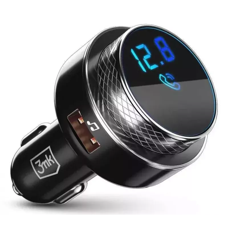 FM-saatja 3MK Hyper Car 87,5–99,8 MHz USB Must