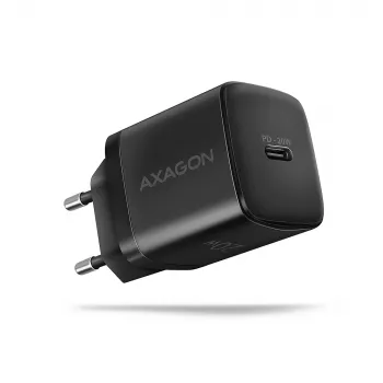 Seinalaadija Axagon ACU-PD20 1x QC3.0/AFC/FCP/PD USB-C 20W Must