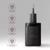 Seinalaadija Axagon ACU-PD20 1x QC3.0/AFC/FCP/PD USB-C 20W Must