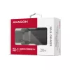 Seinalaadija Axagon ACU-PD20 1x QC3.0/AFC/FCP/PD USB-C 20W Must